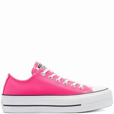 Női Converse Color Platform Chuck Taylor All Star Tornacipő CO2837549 Rózsaszín/Fehér